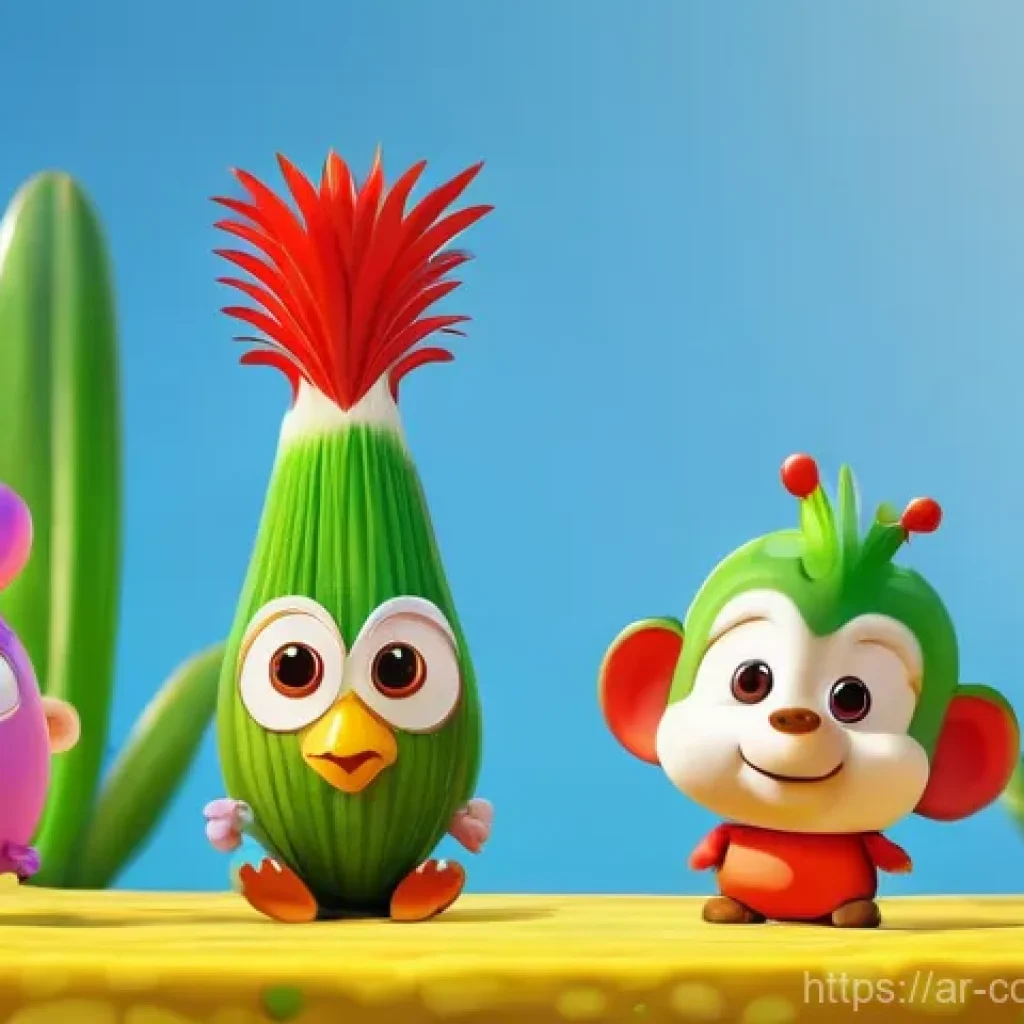 코코몽의 엔딩 메시지 분석 - The Cocomong series features characters that are a mix of animals and food, living in a "Refrigerato...